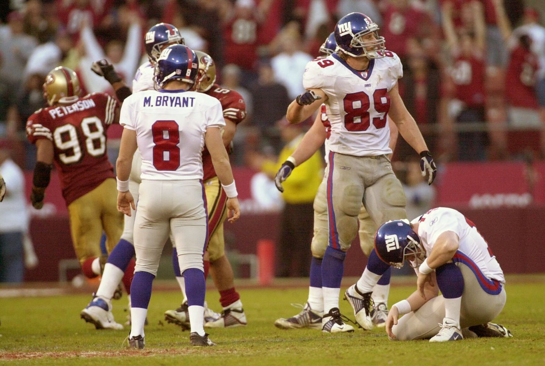 2003 wild card game, Giants vs. 49ers